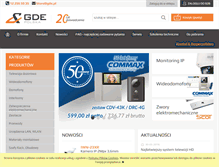 Tablet Screenshot of gde.pl